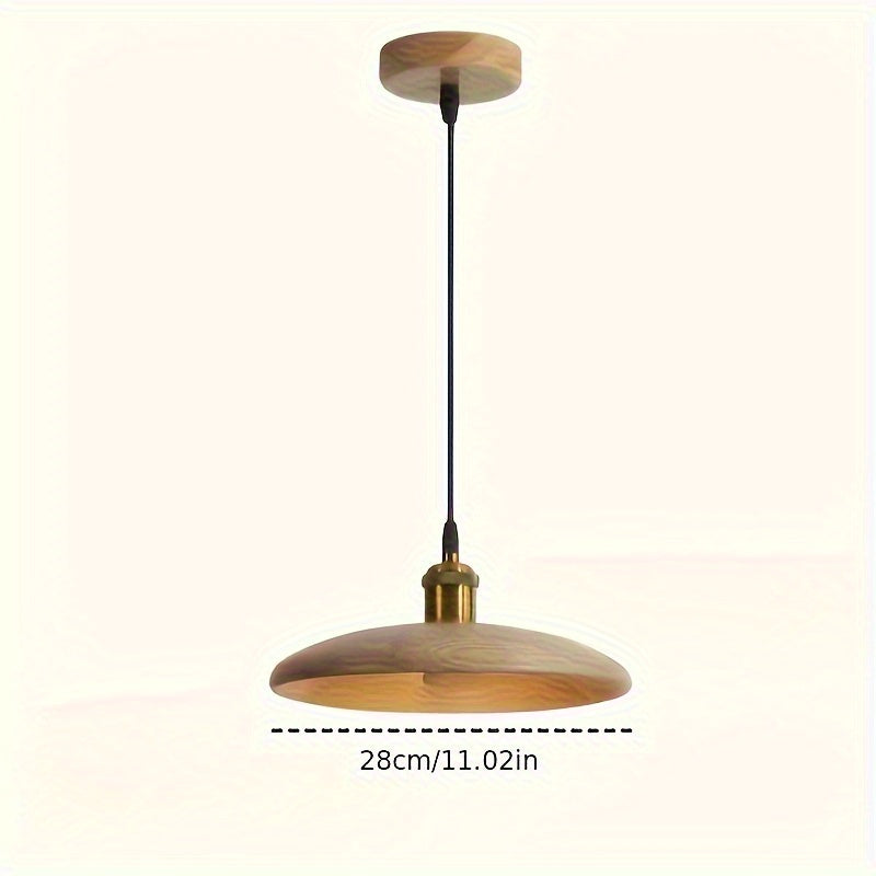 Solid Wood Nordic Pendant Light