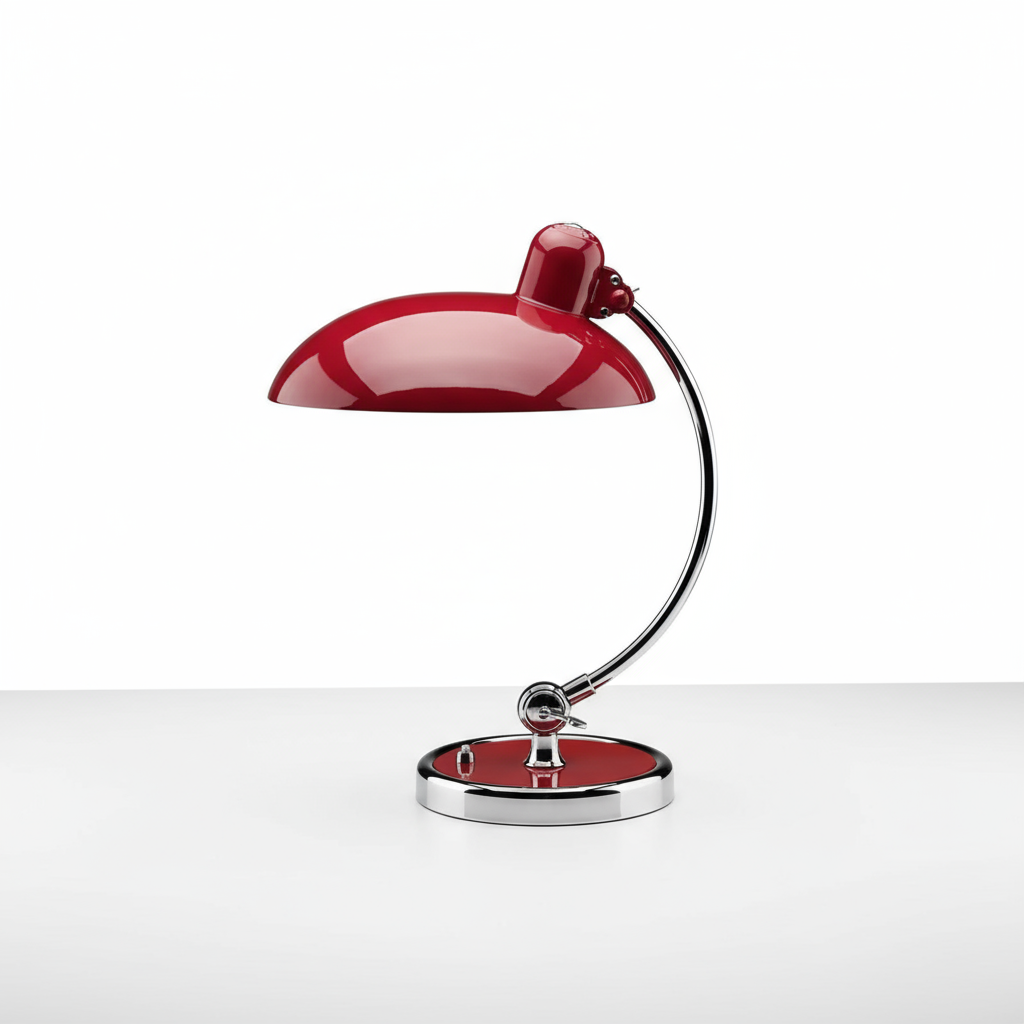 ScandiArc Curved Metal Table Lamp