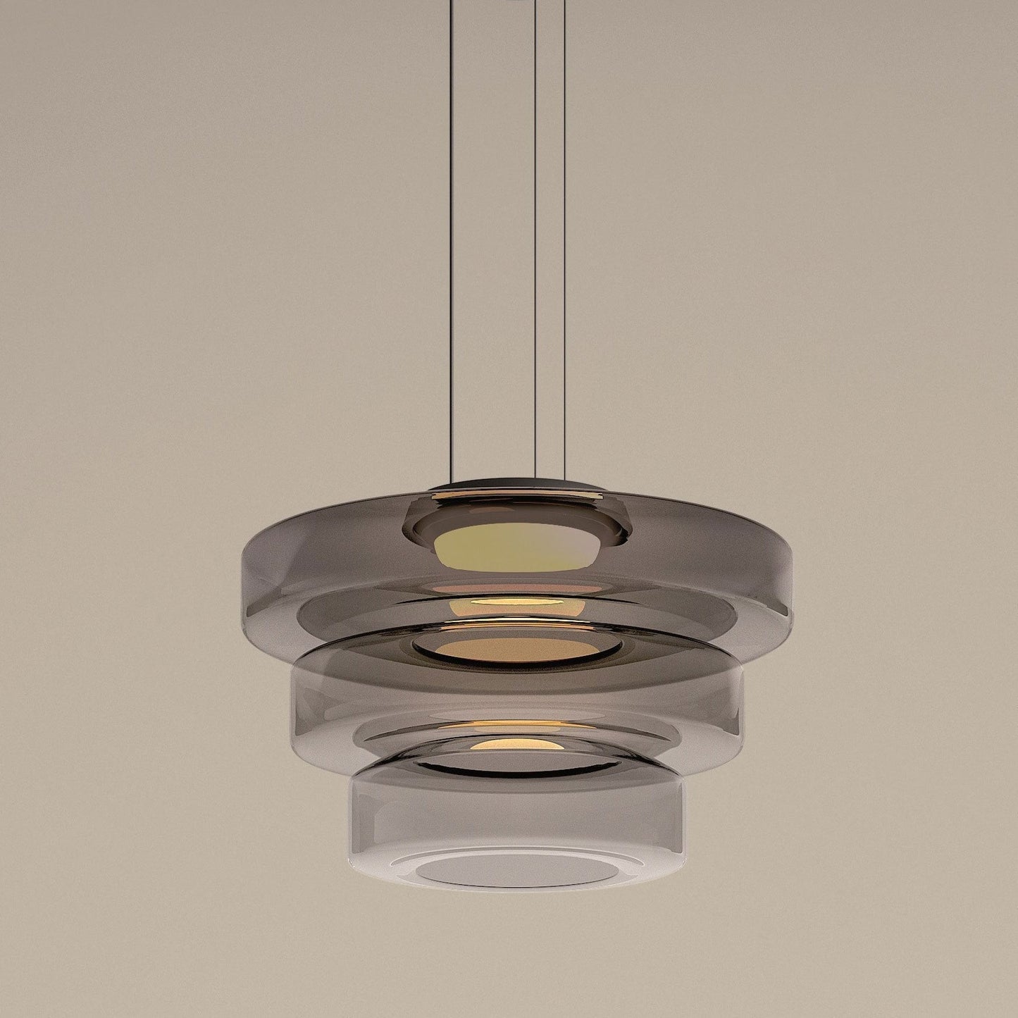 Bauhaus Layered Glass Pendant Light