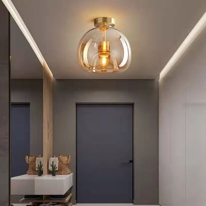 Nordic Glass Ball Ceiling Light