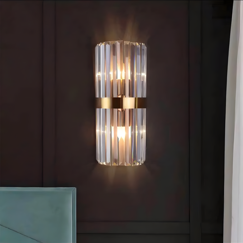 Crystal Stainless Steel Wall Light