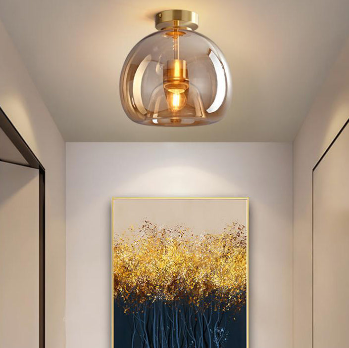 Nordic Glass Ball Ceiling Light