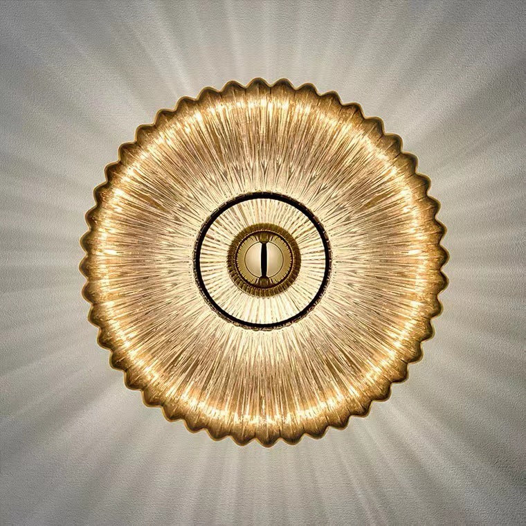 Nordic Vintage Glass Wall Sconce