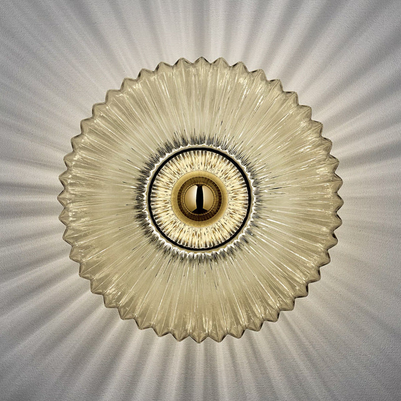 Nordic Vintage Glass Wall Sconce