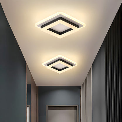 Square LED Flush Mount Ceiling Light