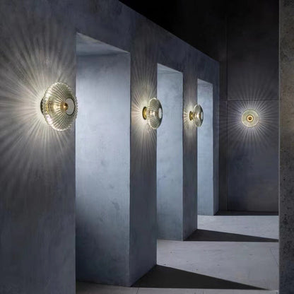 Nordic Vintage Glass Wall Sconce