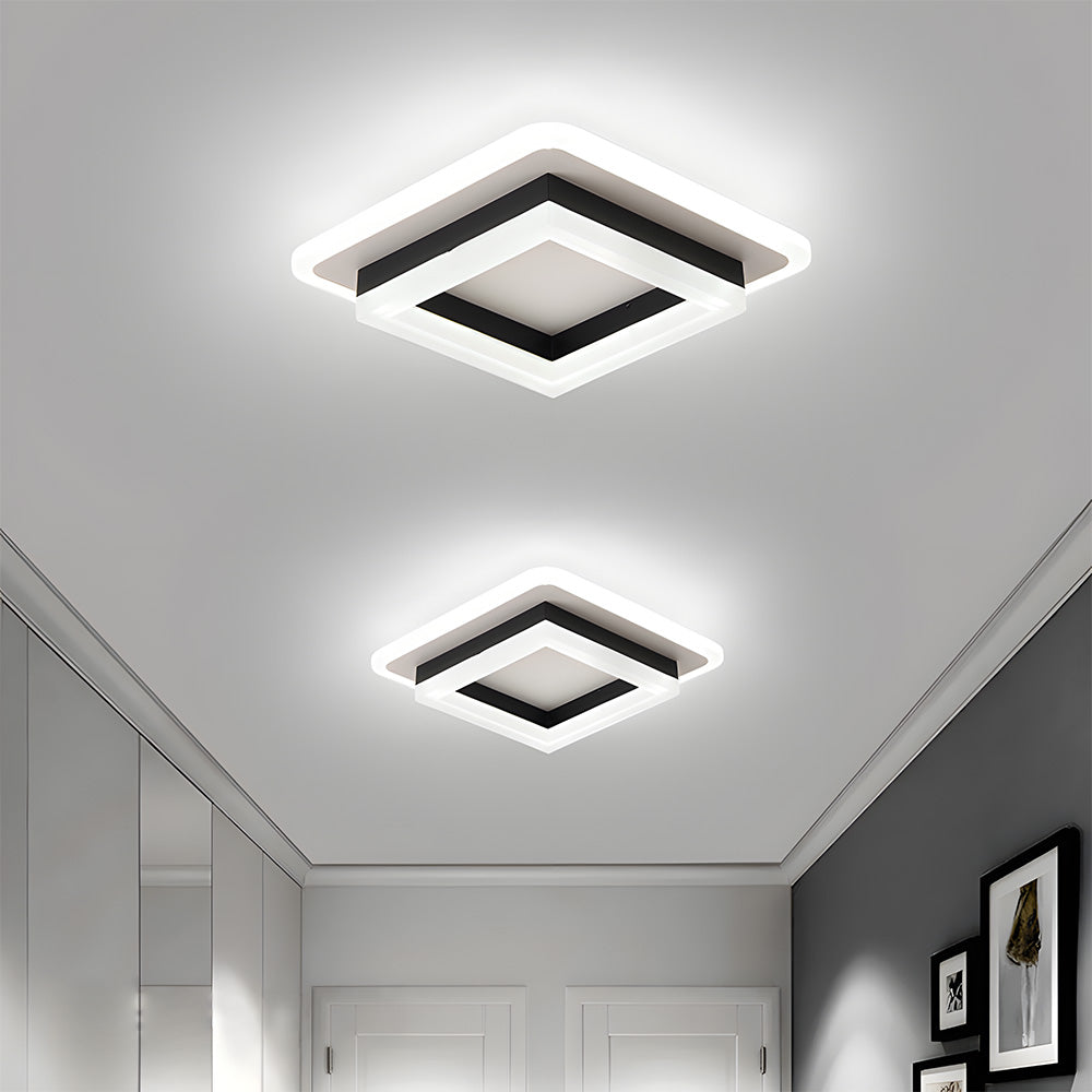 Square LED Flush Mount Ceiling Light