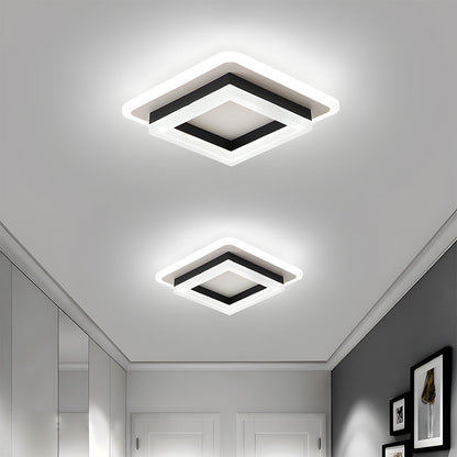 Square LED Flush Mount Ceiling Light