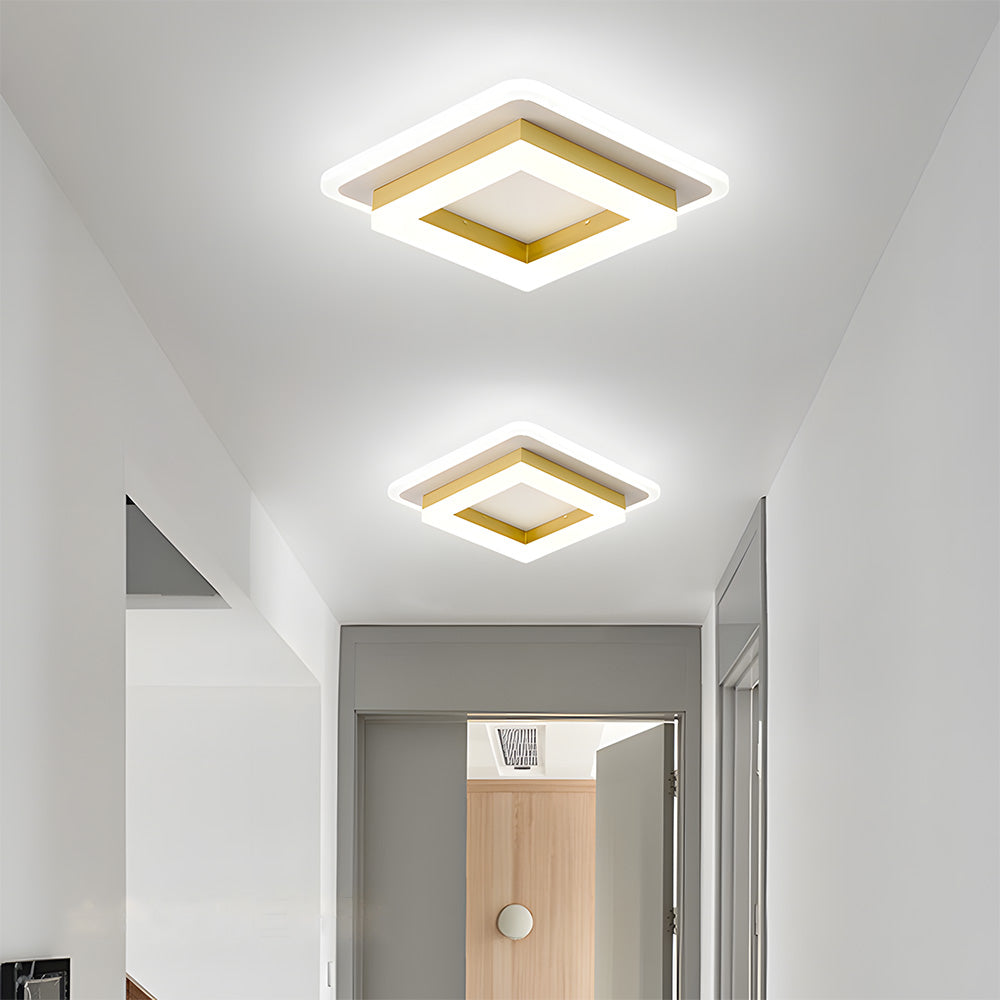 Square LED Flush Mount Ceiling Light