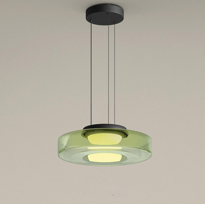Bauhaus Layered Glass Pendant Lamp