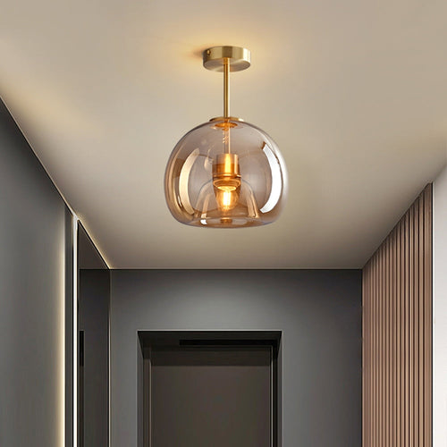 Vintage Bubble Glass Ceiling Light