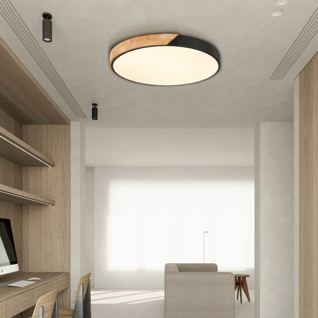 Nordic Wood LED Ceiling Light