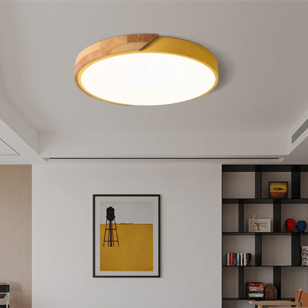 Nordic Wood LED Ceiling Light
