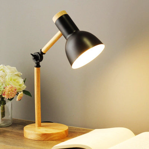 Nordic Wooden LED Desk Lamp