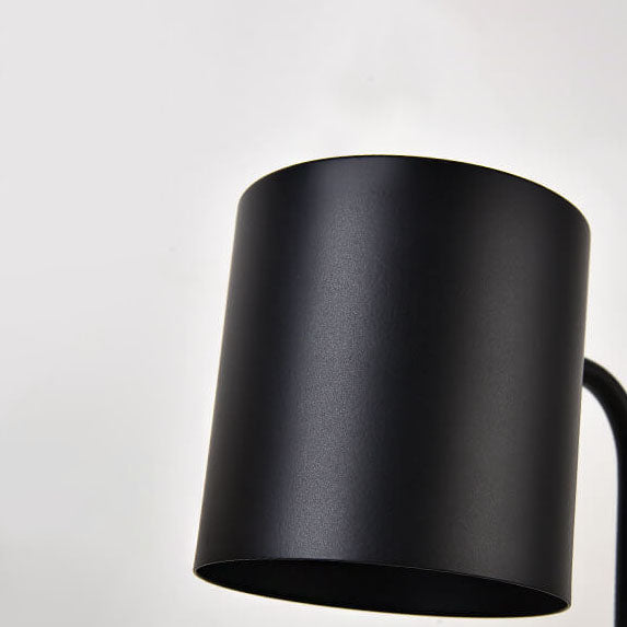 Japandi Wood and Metal Table Lamp