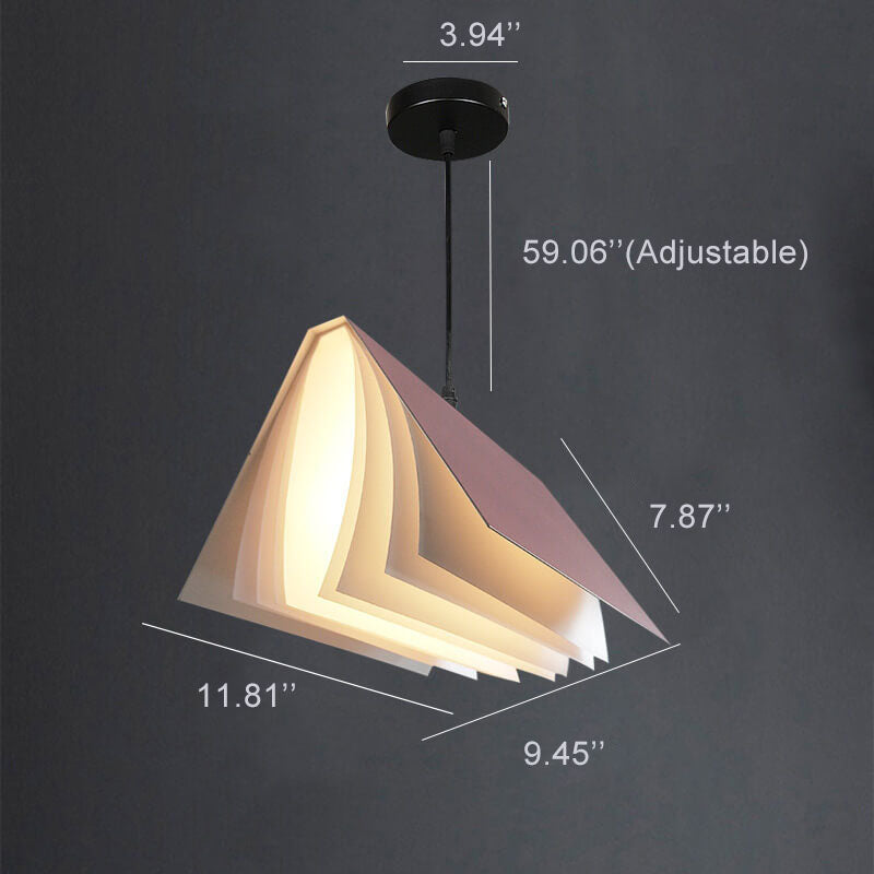 Flying Book Pendant Light