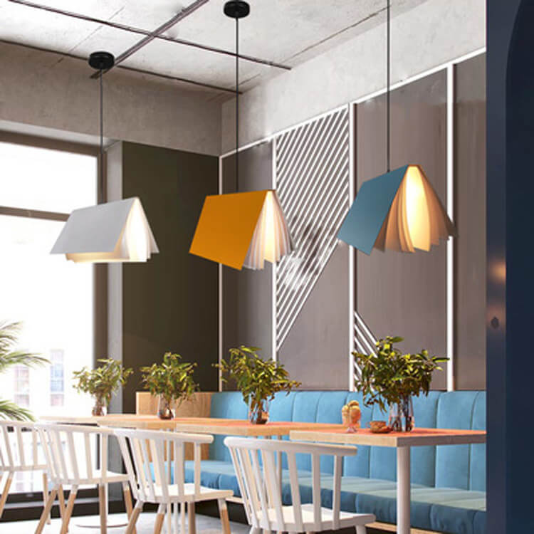 Flying Book Pendant Light
