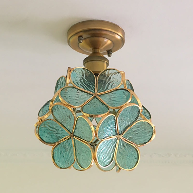 Retro Flower Flush Mount Ceiling Light