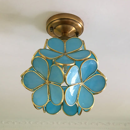Retro Flower Flush Mount Ceiling Light