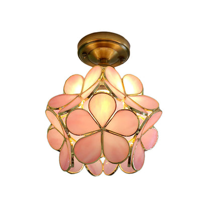 Retro Flower Flush Mount Ceiling Light