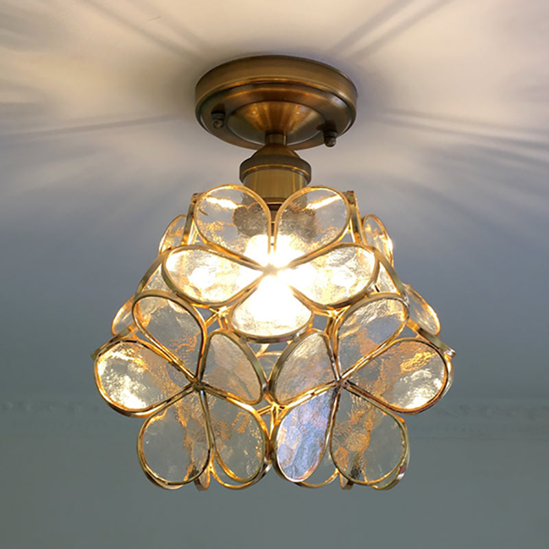 Retro Flower Flush Mount Ceiling Light