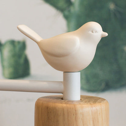Nordic Wooden Bird Wall Lamp