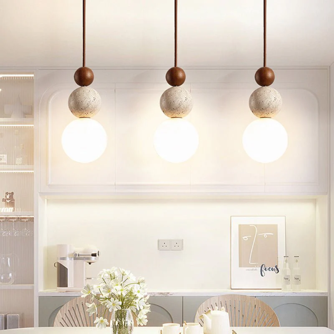 Cleonice Travertine Pendant Light