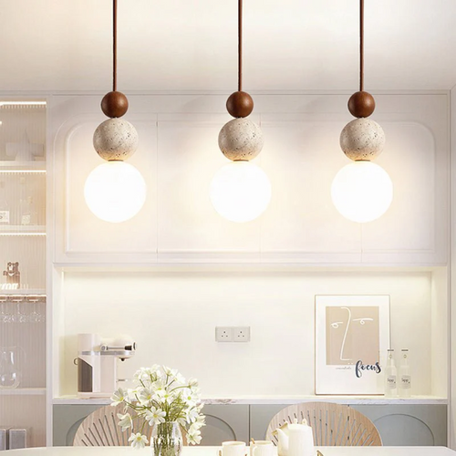 Cleonice Travertine Pendant Light