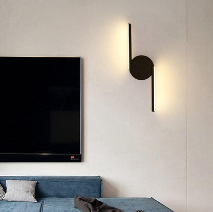 Curves Line LED Wall Light
