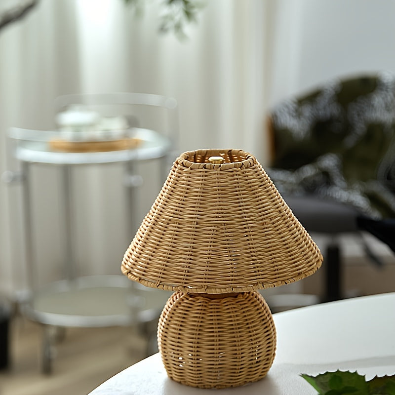 Bamboo Woven Desk Lamp