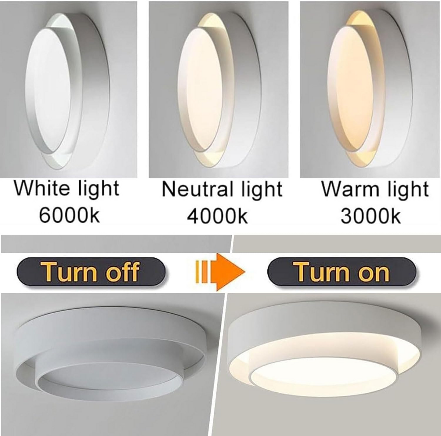 Nordic Round LED Ceiling Light