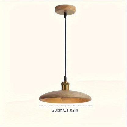 Solid Wood Nordic Pendant Light