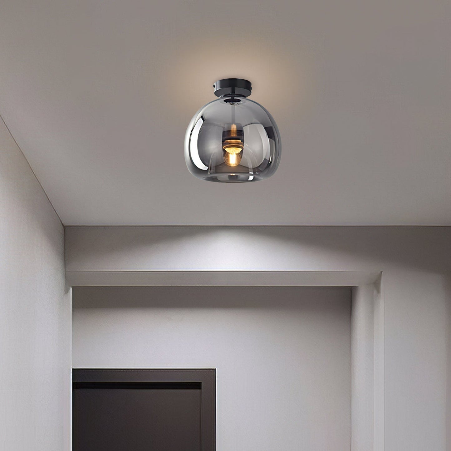 Vintage Bubble Glass Ceiling Light
