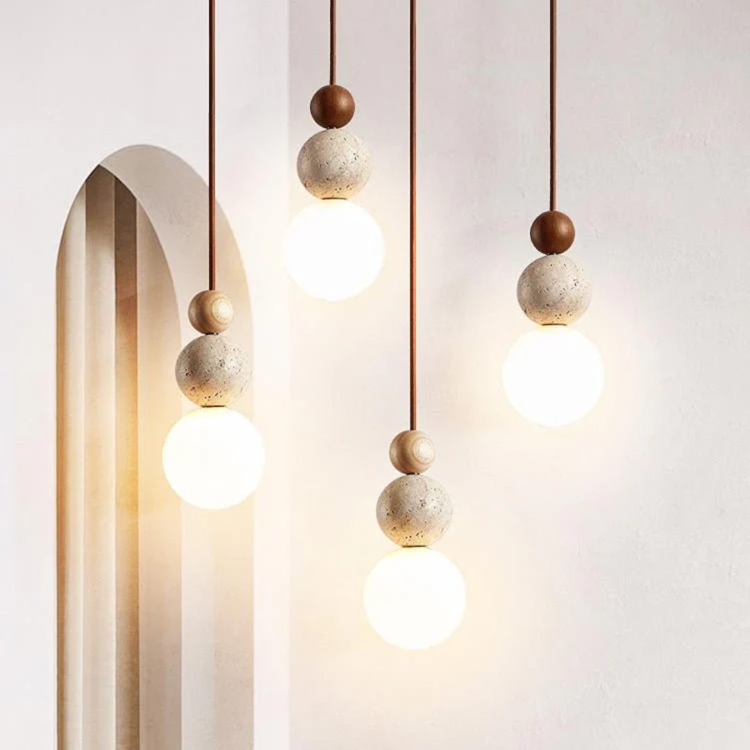 Cleonice Travertine Pendant Light