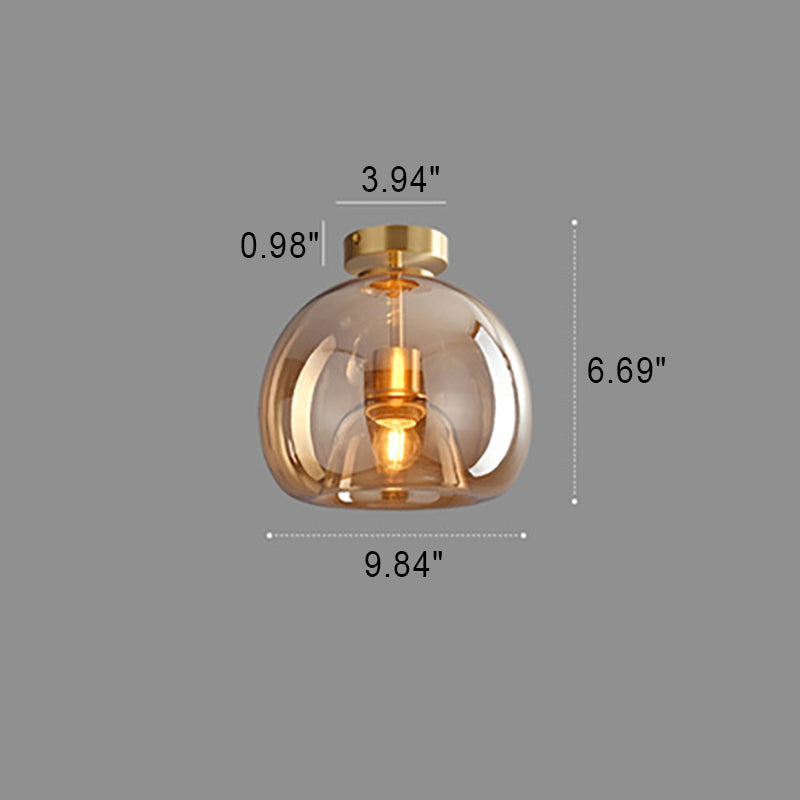 Nordic Glass Ball Ceiling Light