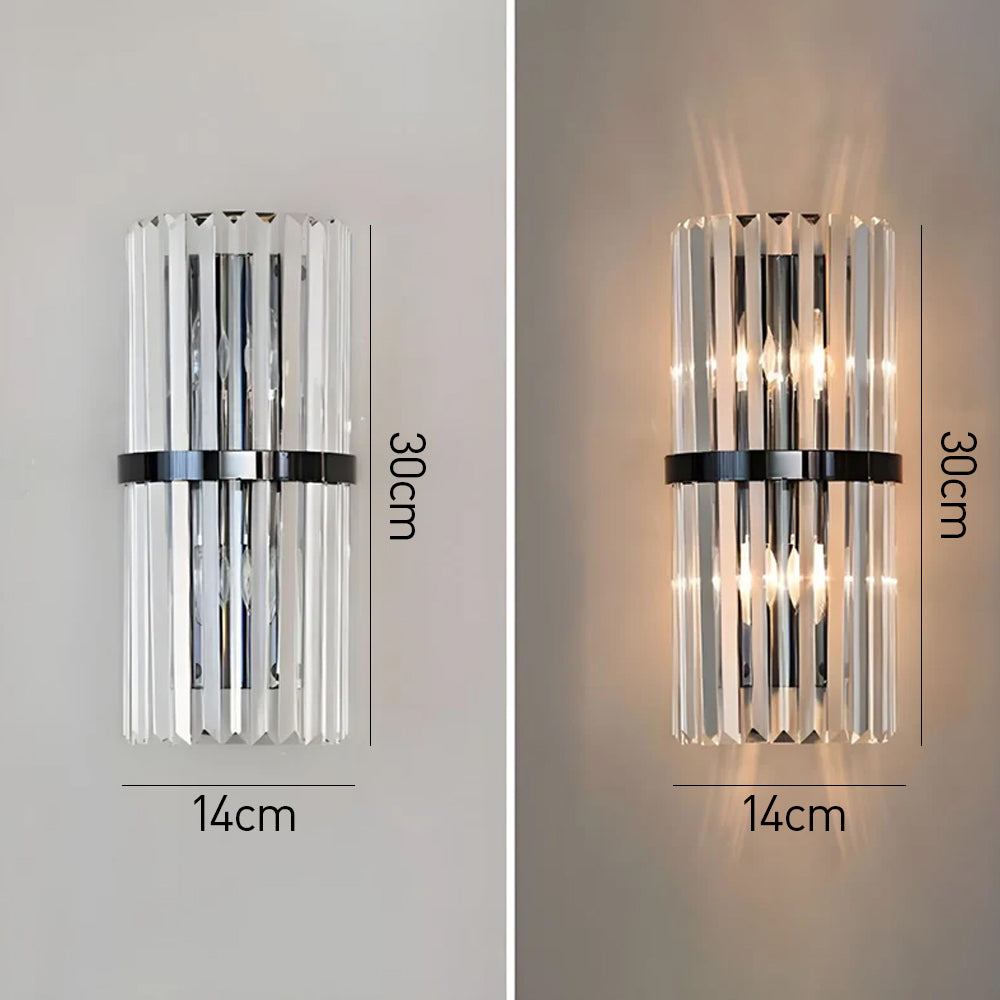 Crystal Stainless Steel Wall Light