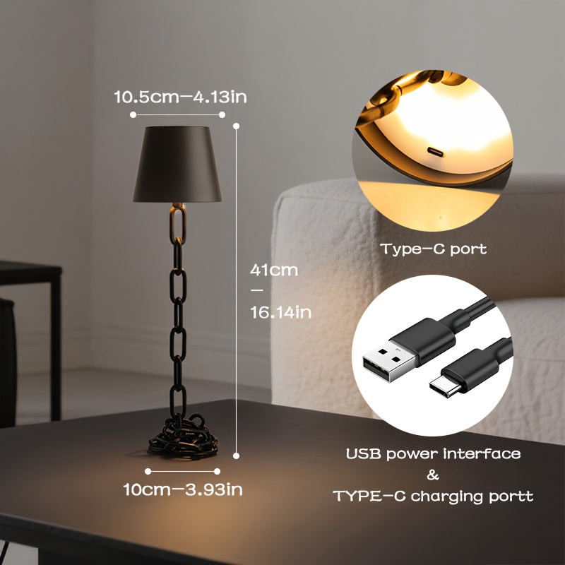 Chain-Link Table Lamp