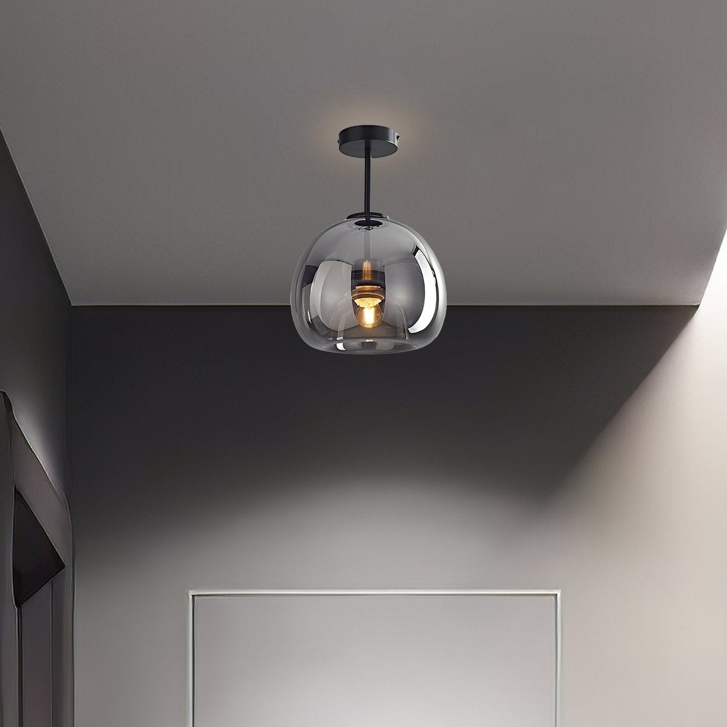 Vintage Bubble Glass Ceiling Light