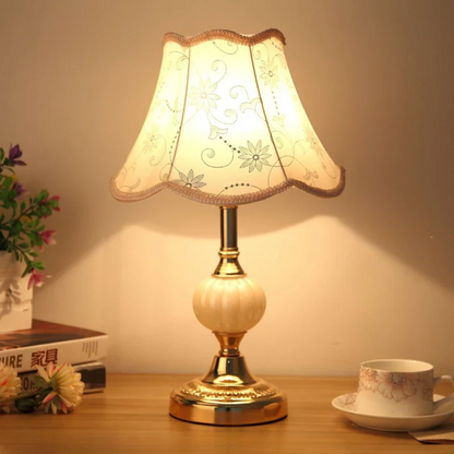 Quixy Floral Scandinavian Table Lamp