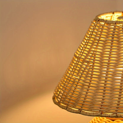 Bamboo Woven Desk Lamp