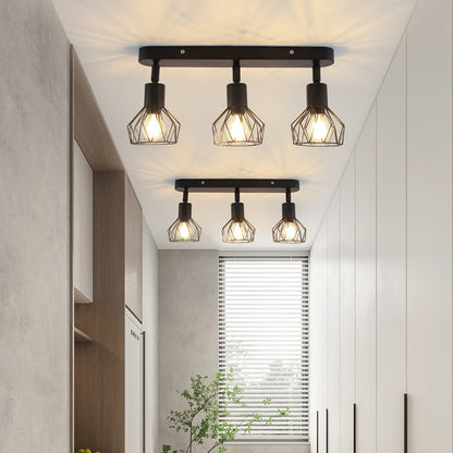 Vintage 3-Light Ceiling Spotlight