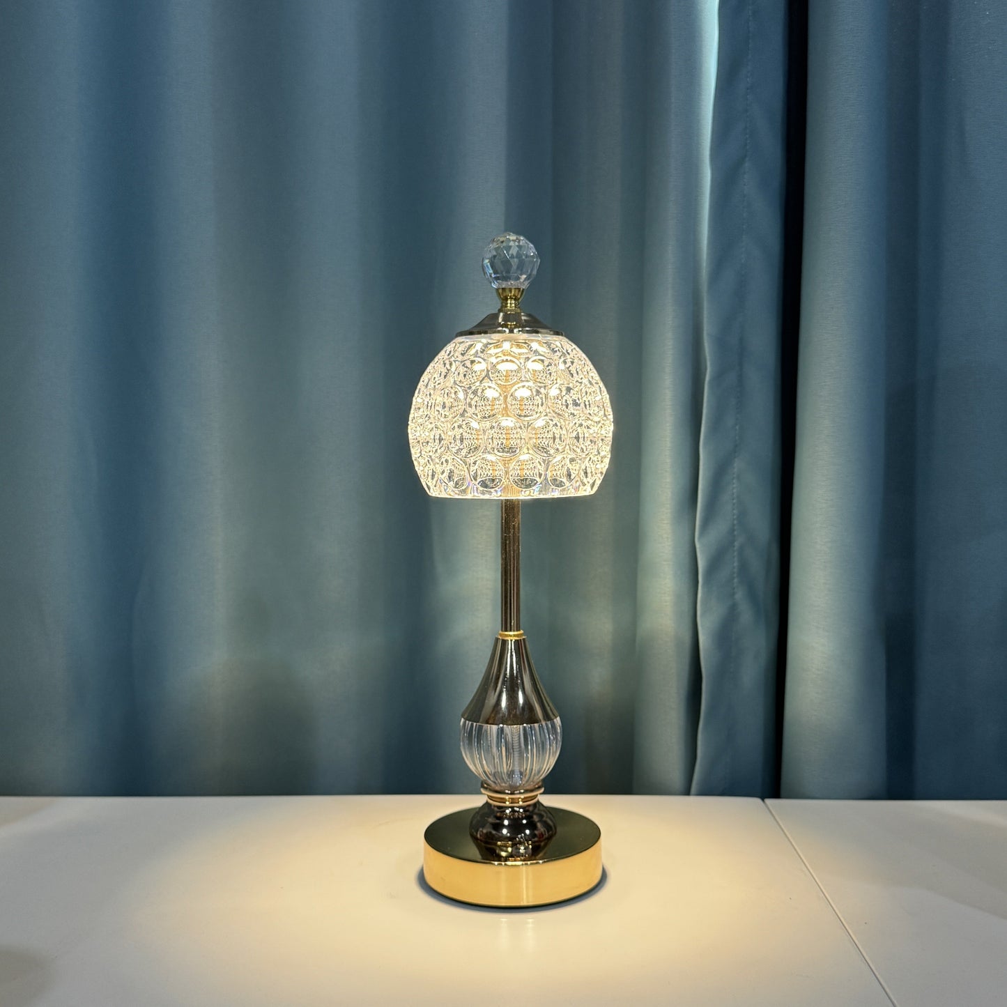 Crystal Touch Rechargeable Table Lamp