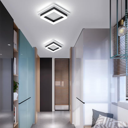Square LED Flush Mount Ceiling Light