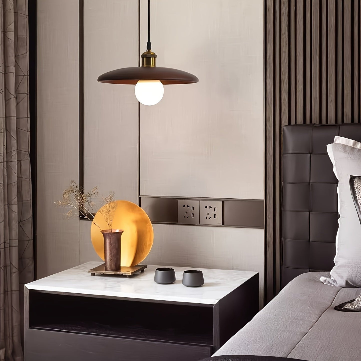 Solid Wood Nordic Pendant Light