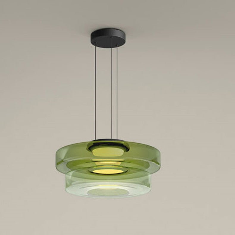Bauhaus Layered Glass Pendant Light
