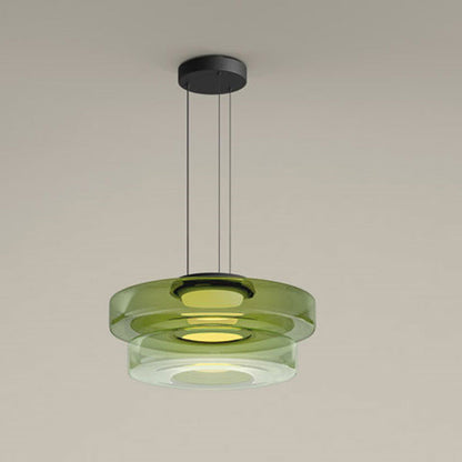 Bauhaus Layered Glass Pendant Lamp