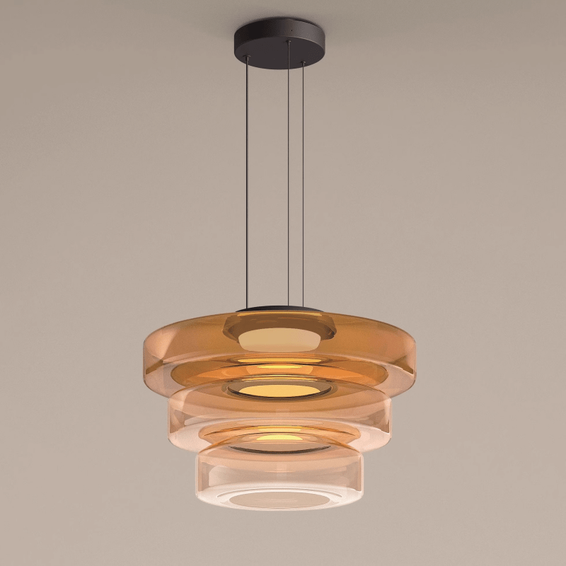 Bauhaus Layered Glass Pendant Light