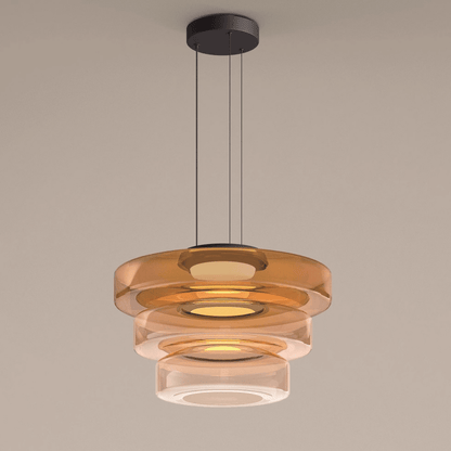 Bauhaus Layered Glass Pendant Light