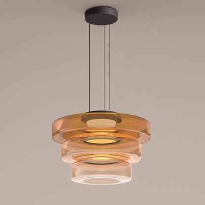 Bauhaus Layered Glass Pendant Lamp