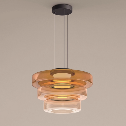 Bauhaus Layered Glass Pendant Lamp